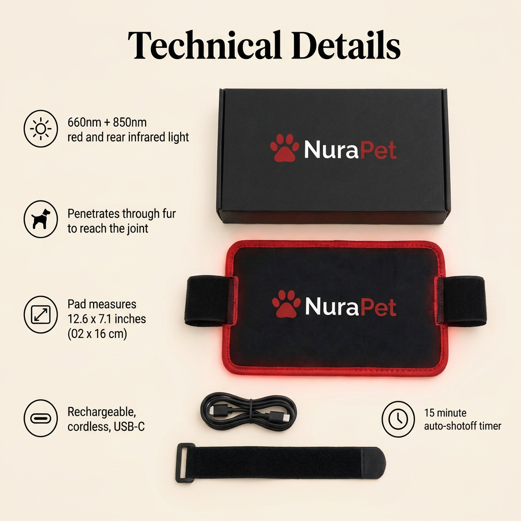 Nura Dog Red Light Pad